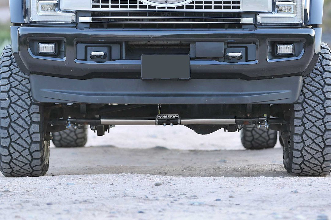 Fabtech FTS22303 Dirt Logic 2.25 Dual Steering Stabilizer Kit