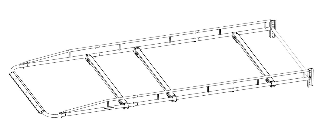 Holman 8016A Pro III Aluminum 1000-Pound Ladder Rack