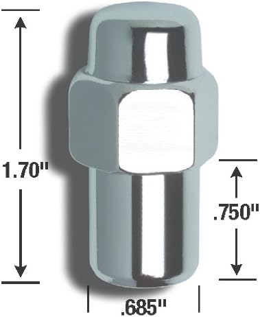 Gorilla 73137B Standard Mag Lug Nuts, 12 mm x 1.5