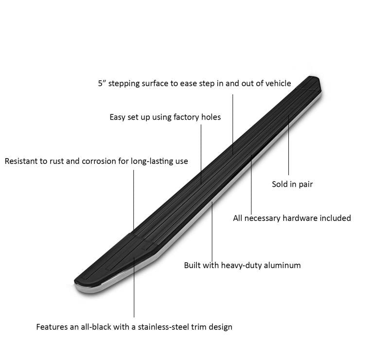 Black Horse Offroad Pr-Chtr Running Board - image 6