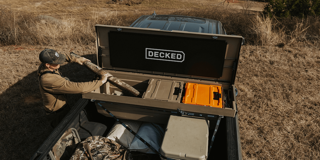 Decked Dtb2-Tan Tool Box 2.0 Tan 10.7-Cu-Ft Crossover Box