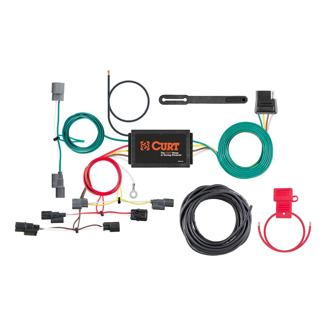 CURT 56396 Custom 4-Way Flat Wiring - Honda Civic