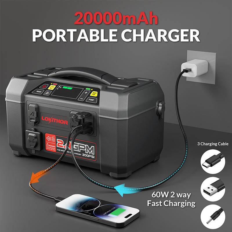 Lokithor AW401 5-in-1 Battery Jump Starter