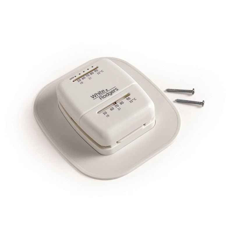 Mechanical Thermostat – 12V, Single Stage, Heat Only, Non-Programmable, White