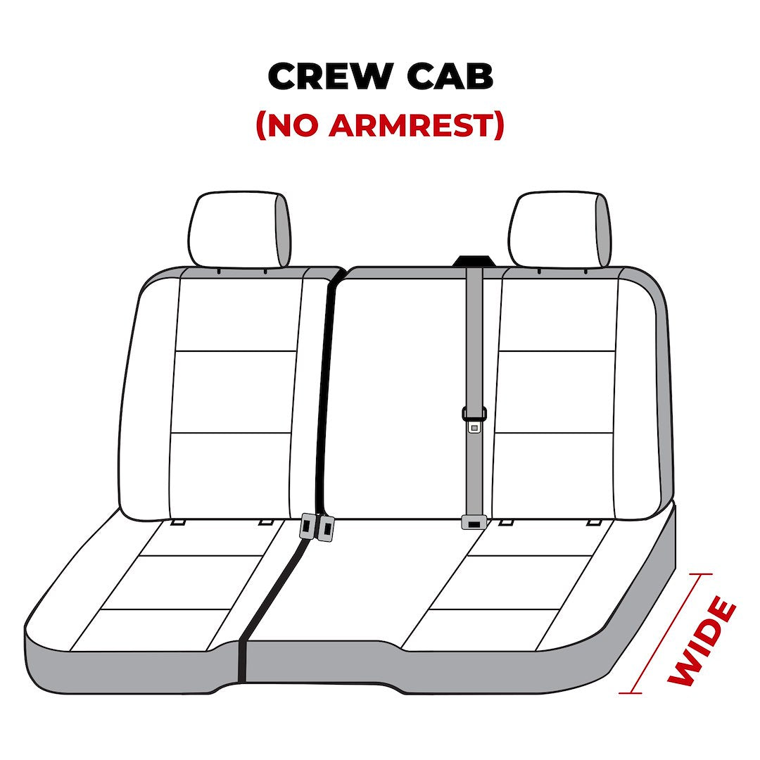 Covercraft SS8441PCGY SeatSaver Gray Chevrolet GMC Rear Cover - image 5
