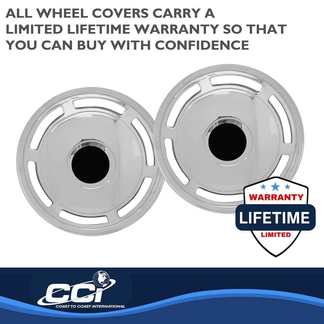 Coast To Coast 20215C Caprice 15-Inch Chrome Wheel Covers