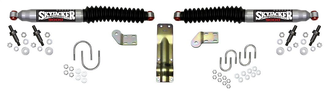 Skyjacker 9254 Silver Dual Monotube Steering Stabilizer