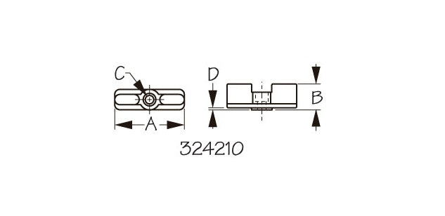 Sea Dog 324210-1 Nylon Boat Hardware