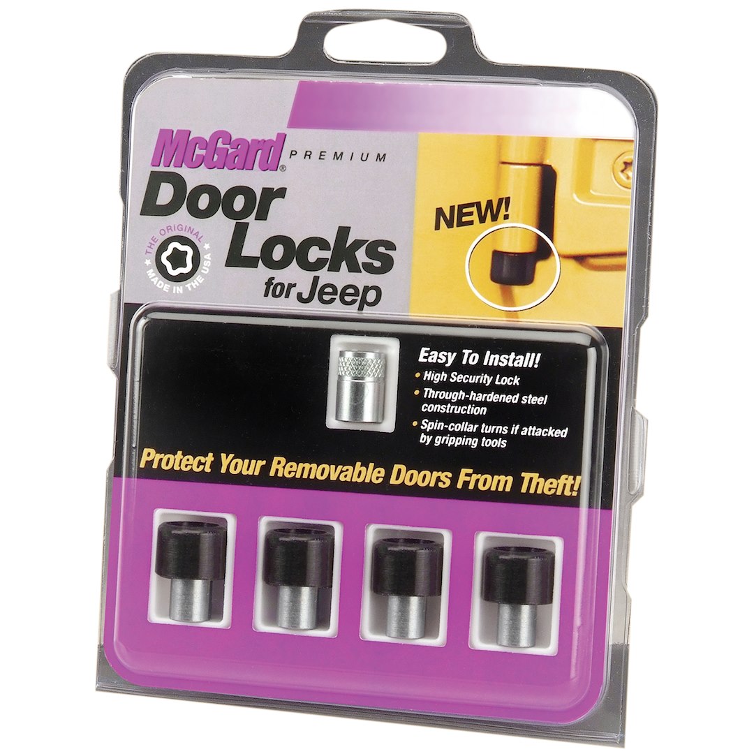 McGard 76060 Door Hinge Lock for Jeep JK 4-Door