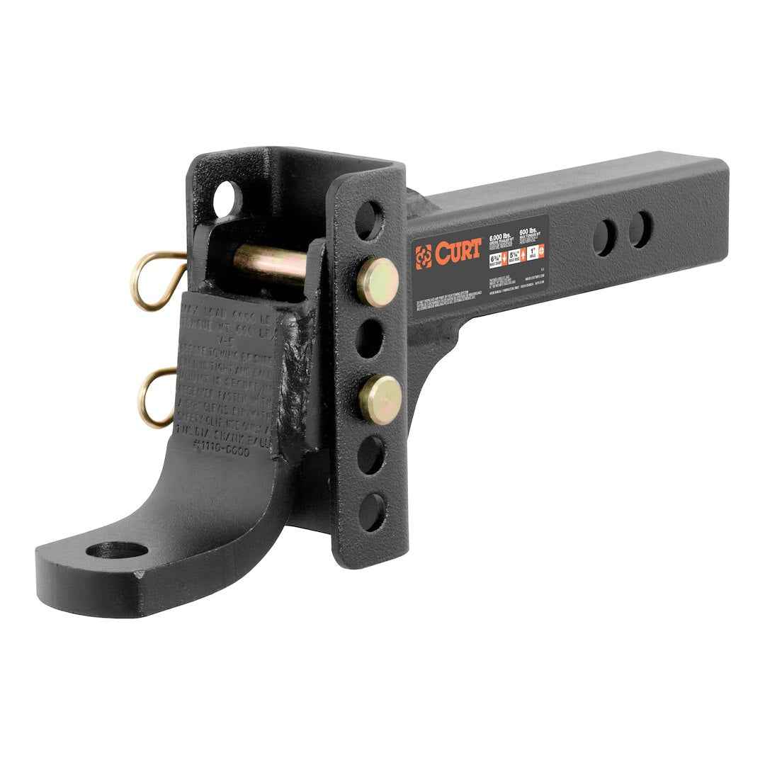 CURT 45901 Ball Mount - 2 in Receiver, 6-3/4 in Drop