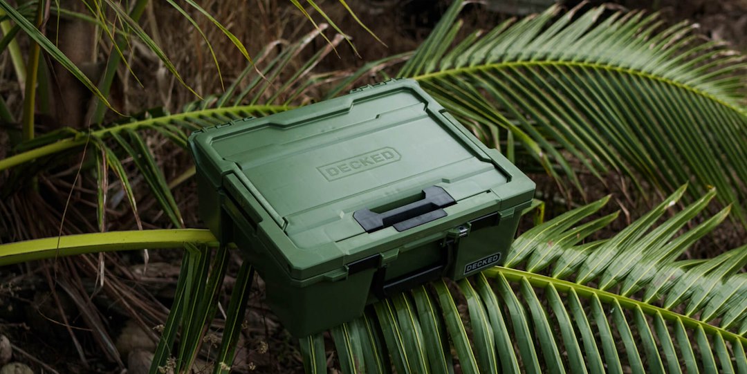 Decked A0020-HRAK-GRN Halfrack 32 Ranger Green Organizer