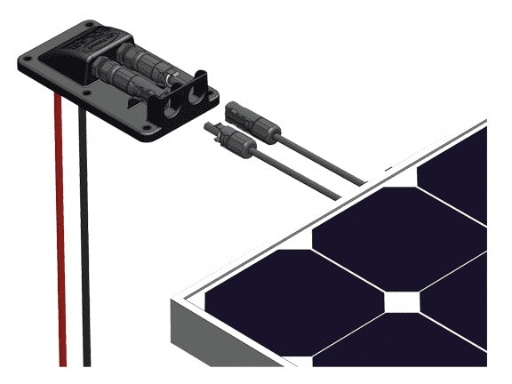Go Power Solar Power Cable Entry Plate (74671)