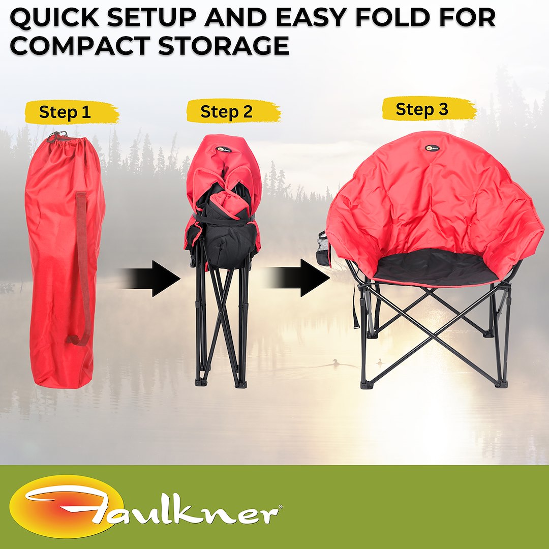 Faulkner 49579h Camping Chair - image 5