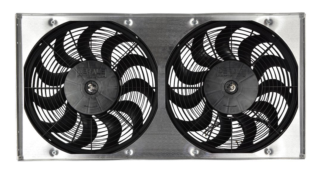 Derale 16843 Dual 17-Inch Cooling Fans with Aluminum Shroud - image 2