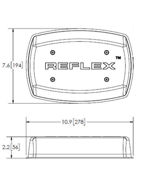 ECCO 5550CA Reflex Permanent-Mount LED Microbar