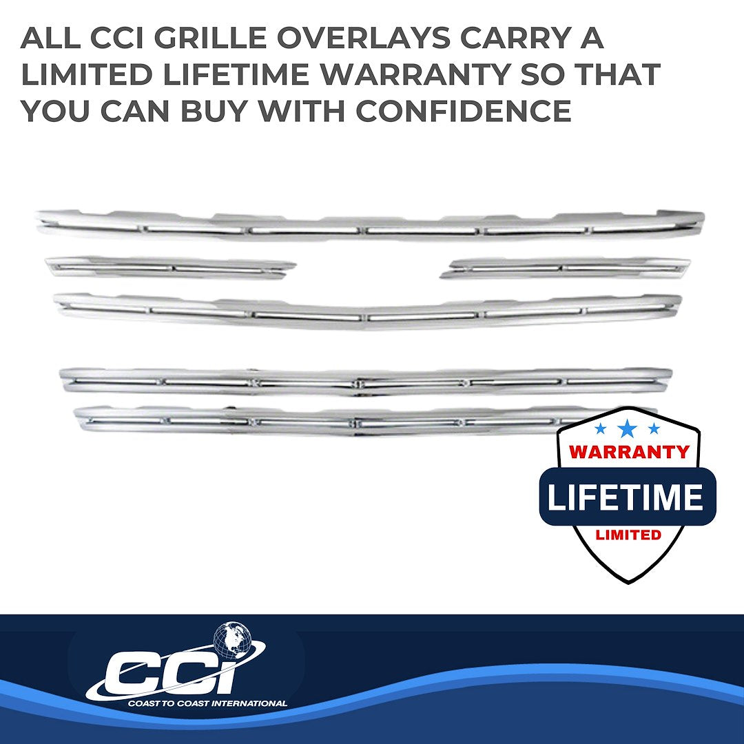 Coast To Coast GI117 Chrome Traverse Grille Overlay - image 3
