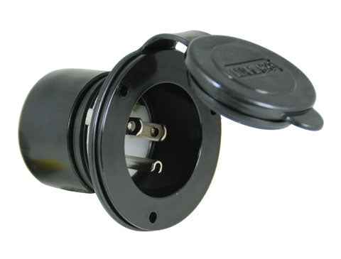 Marinco 200BBI.RV Power Inlet Port - Black