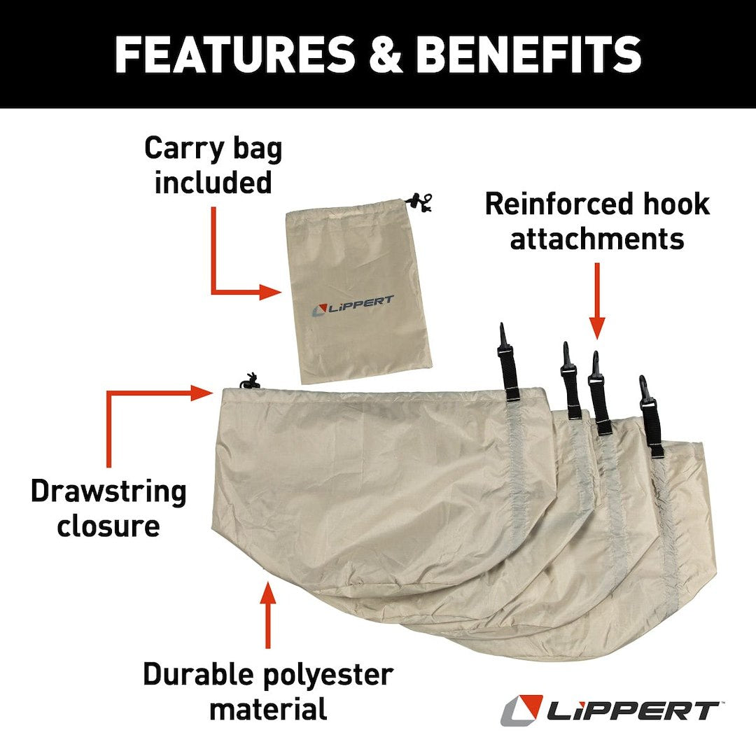 Lippert Components 2022120599 Portable Canopy Holder - Sand