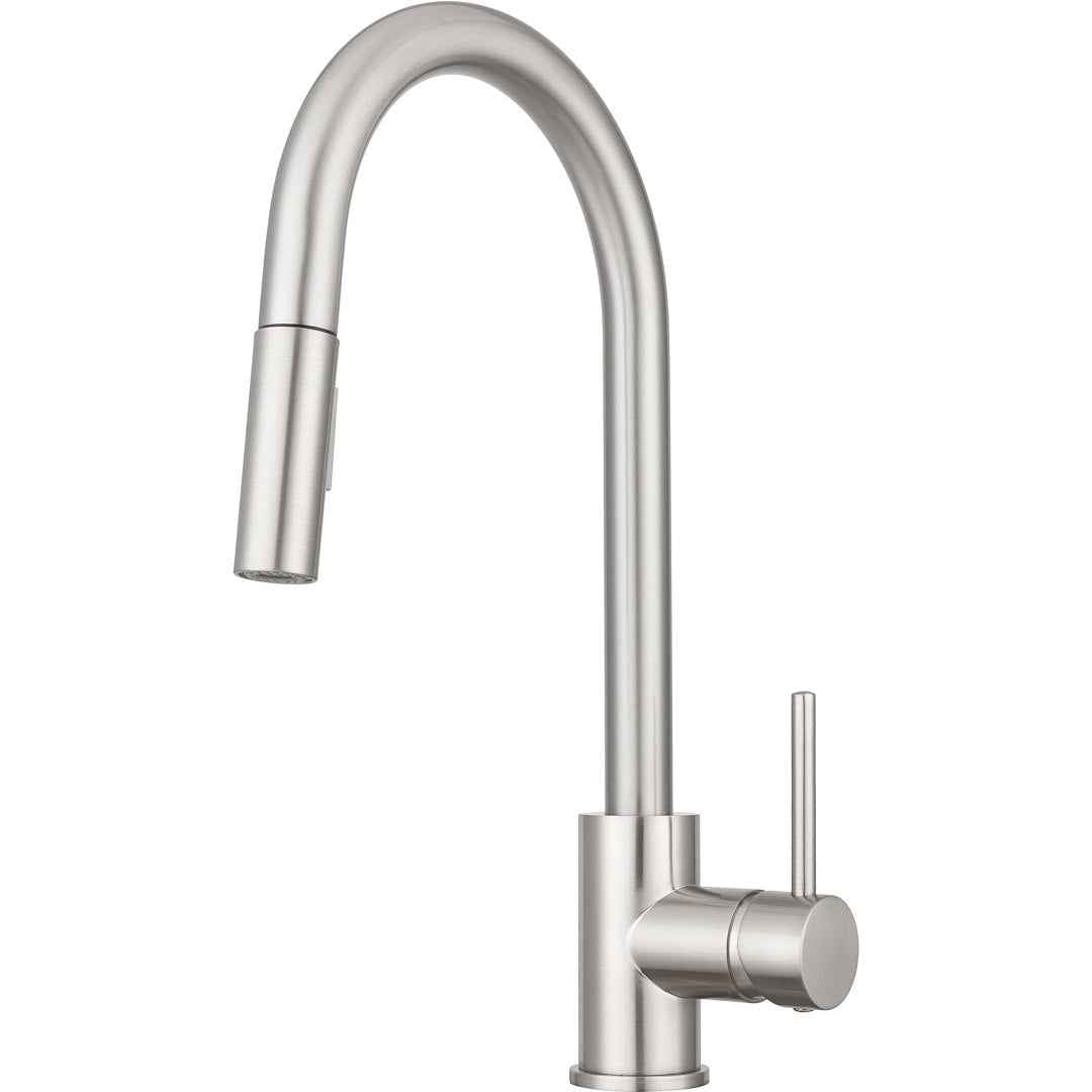Dura Faucet DF-NMK540-SN Pull-Down Kitchen Faucet - Satin Nickel