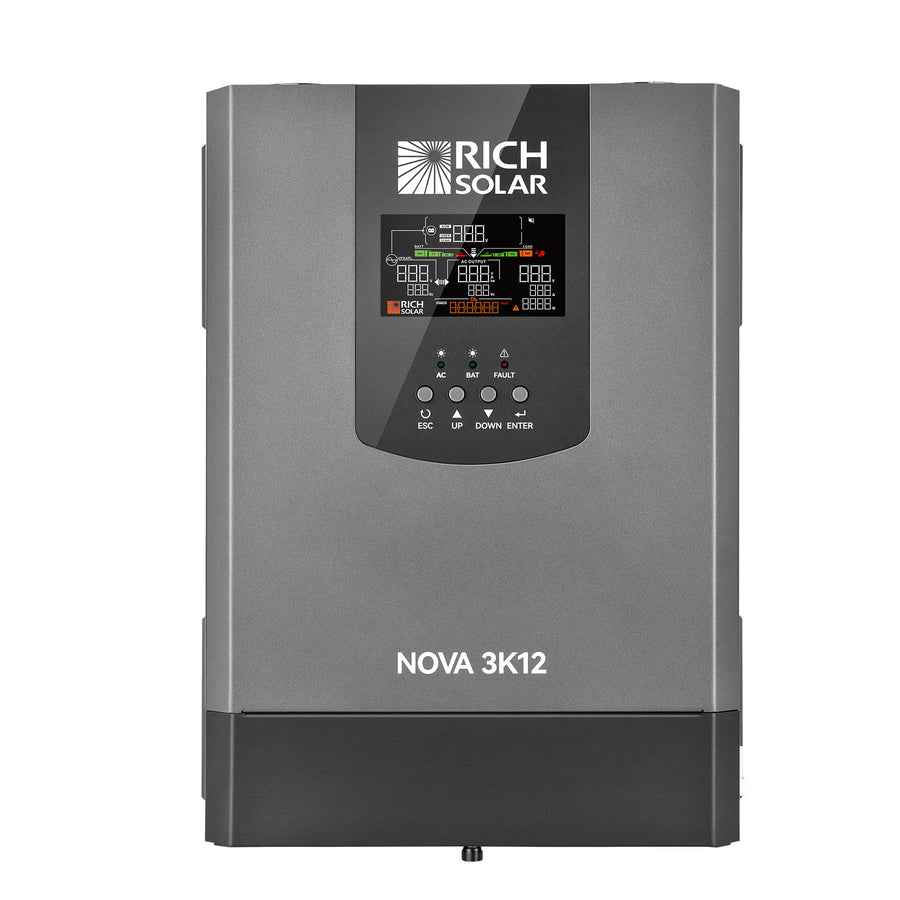 Rich Solar RS-V3P12TS 3000W Power Inverter - 10 to 17V DC