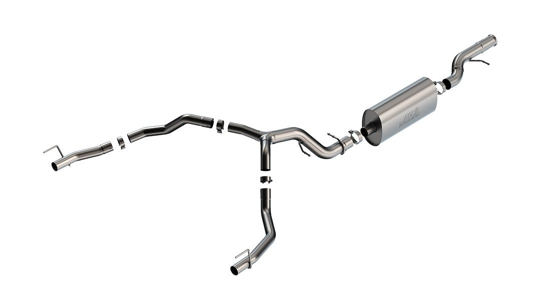 Borla Touring Cat Back System Single Quad Exhaust System Kit 140889 - image 1