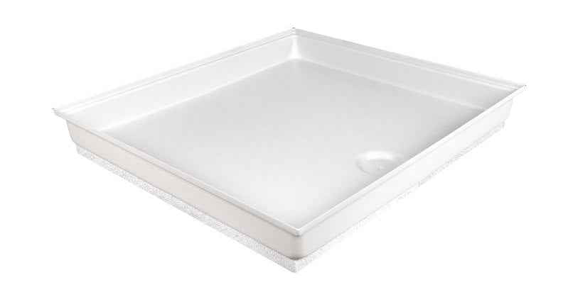Icon 15962 SP100 27" x 24" RV Shower Pan with Center Drain