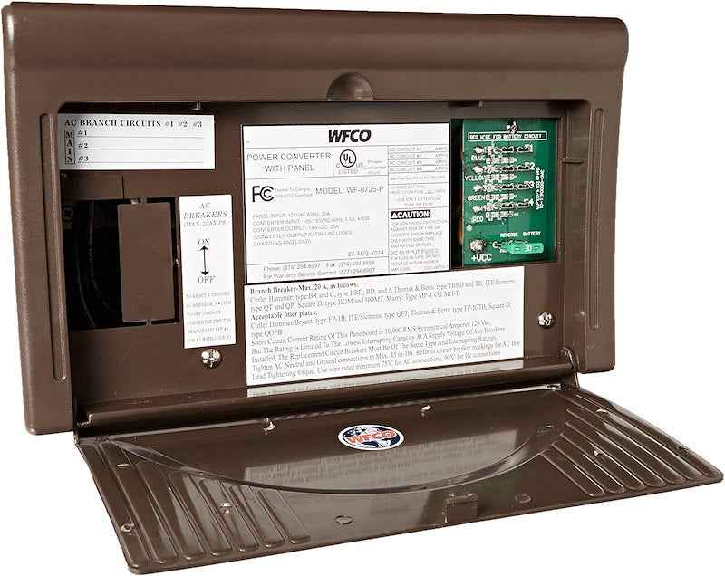 WFCO 8700 Series 25A Power Converter – 340W, 13.2-14.4V DC