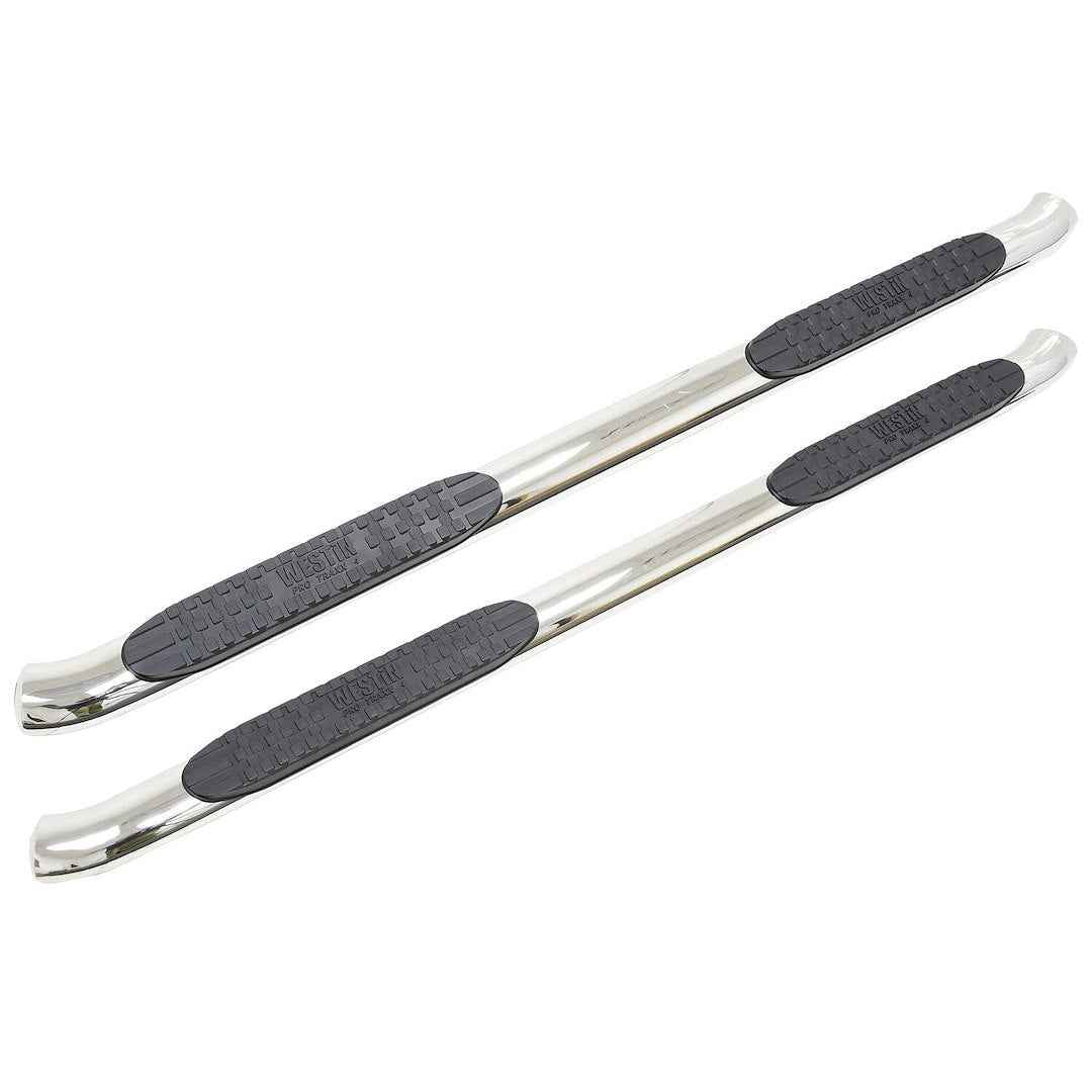 Westin Automotive 21-23720 Oval Nerf Bars - 4 in, Polished