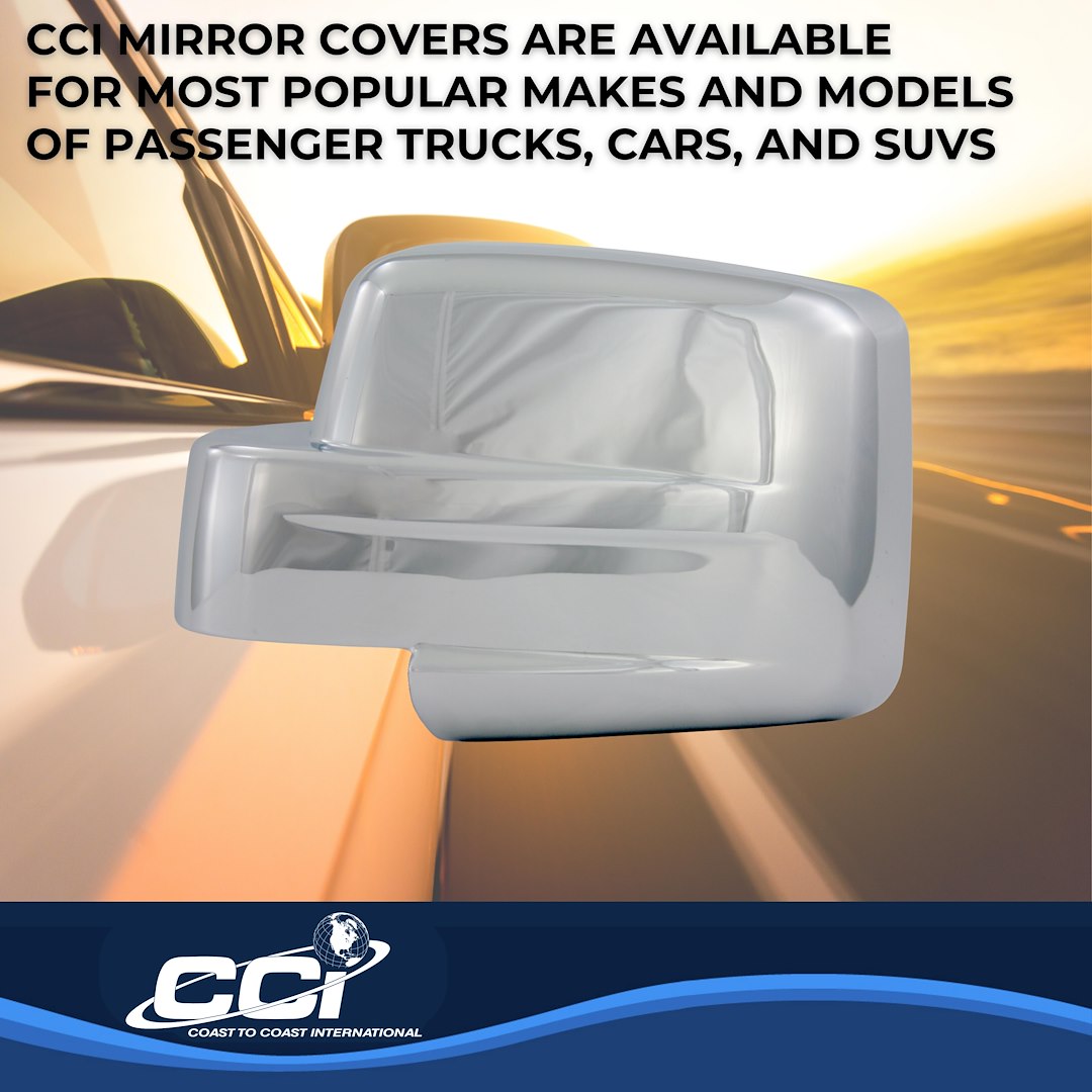 Coast To Coast MC67424 Patriot Chrome Mirror Cover Pair - image 5