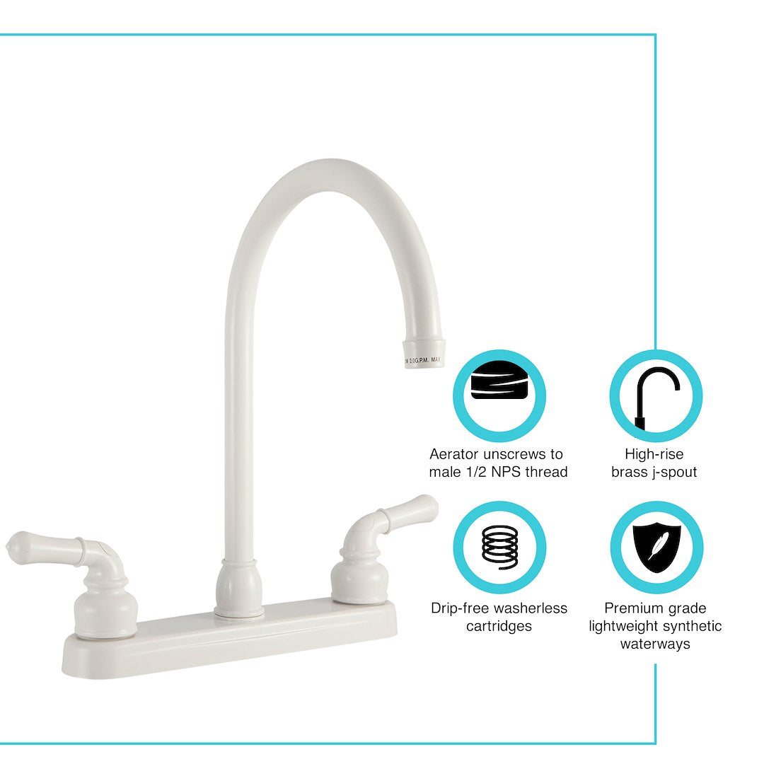 Dura Faucet Df-Pk330hc-Wt Faucet - image 5