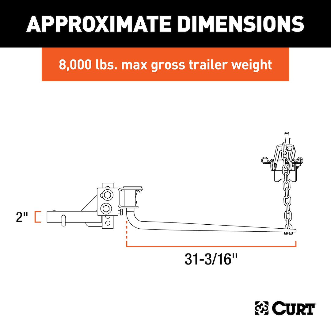 Curt 17051 Weight Distribution Hitch - image 9