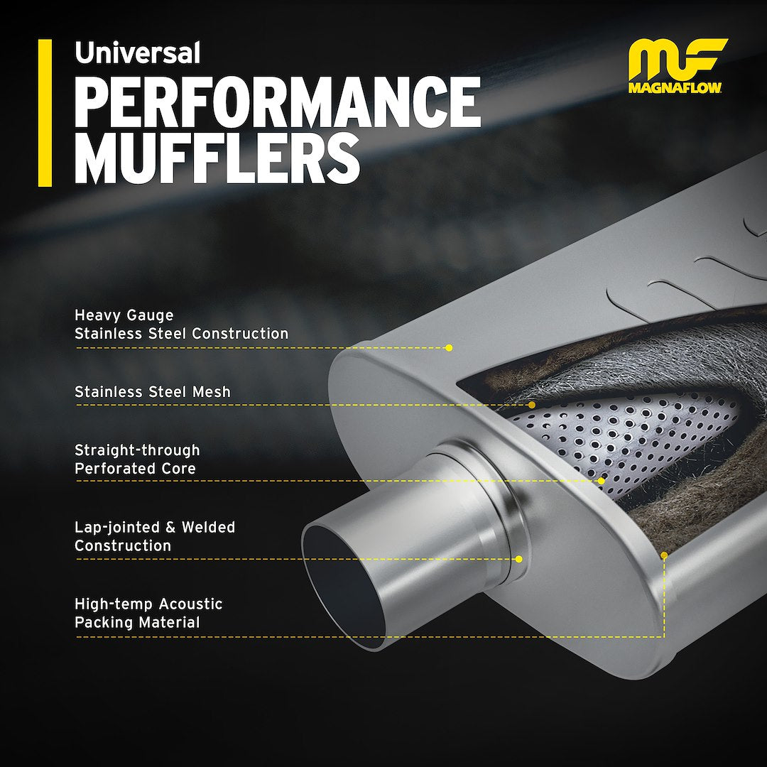 MagnaFlow 11378 Stainless Steel Exhaust Muffler