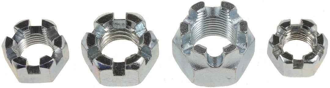 Dorman 13559 Slotted Hex Nuts, Four-Size Pack