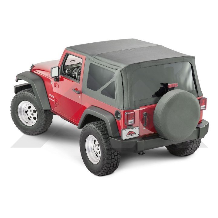 Crown Automotive RT10935T Black Soft Top with Tinted Windows - image 1