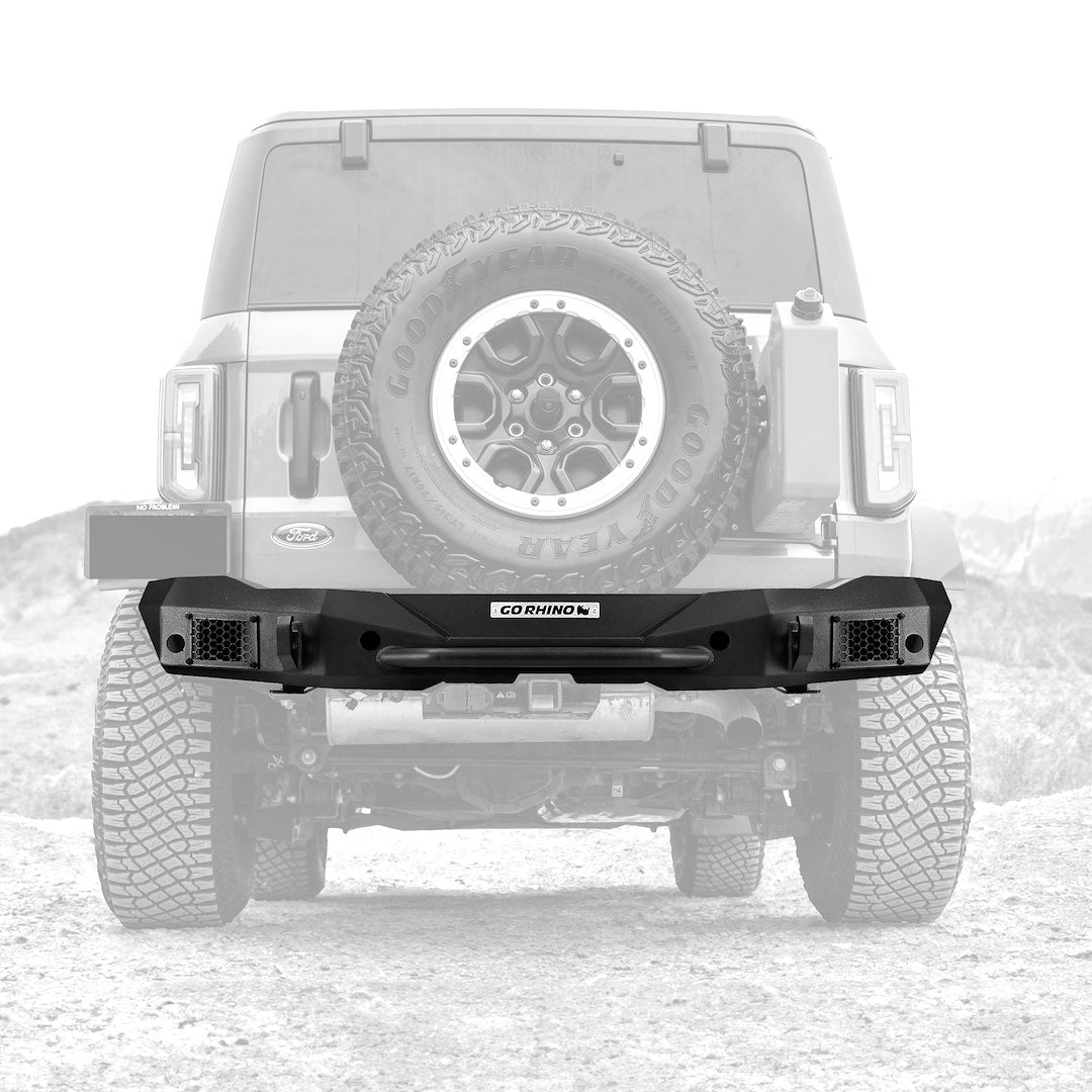 Go Rhino 371400T Rockline One-Piece Steel Bumper for Bronco