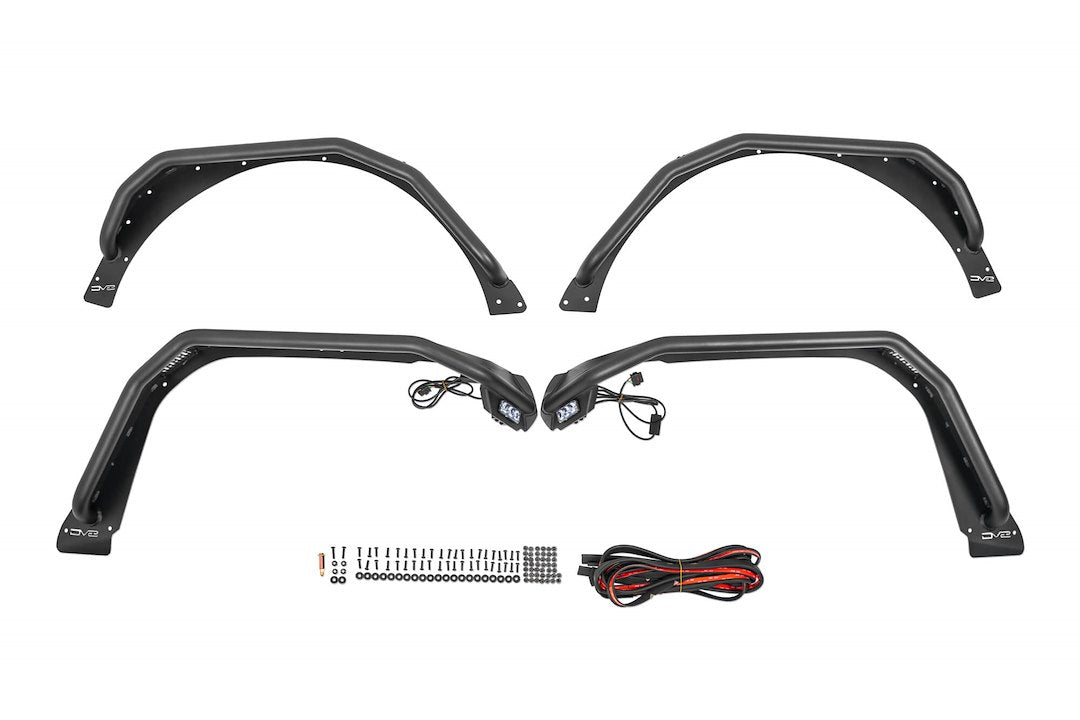 DV8 Offroad FDJL-06 Spec Series Wrangler JL Fender Flares