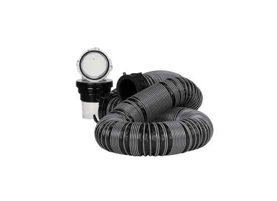 Valterra D04-0650 15 ft Poly RV Sewer Hose with Fittings