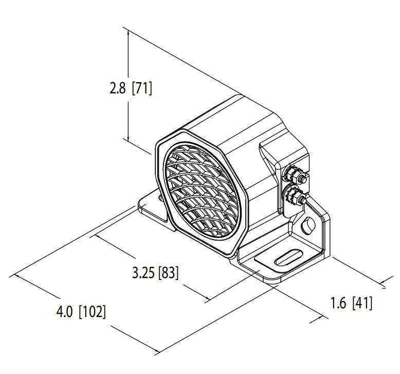 ECCO 530 Backup Alarm, 102 dB