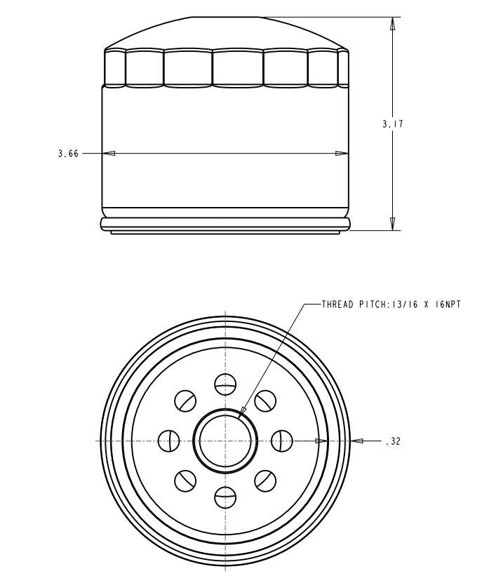 Sierra Marine Marine Series Oil Filter Canister (1878242)