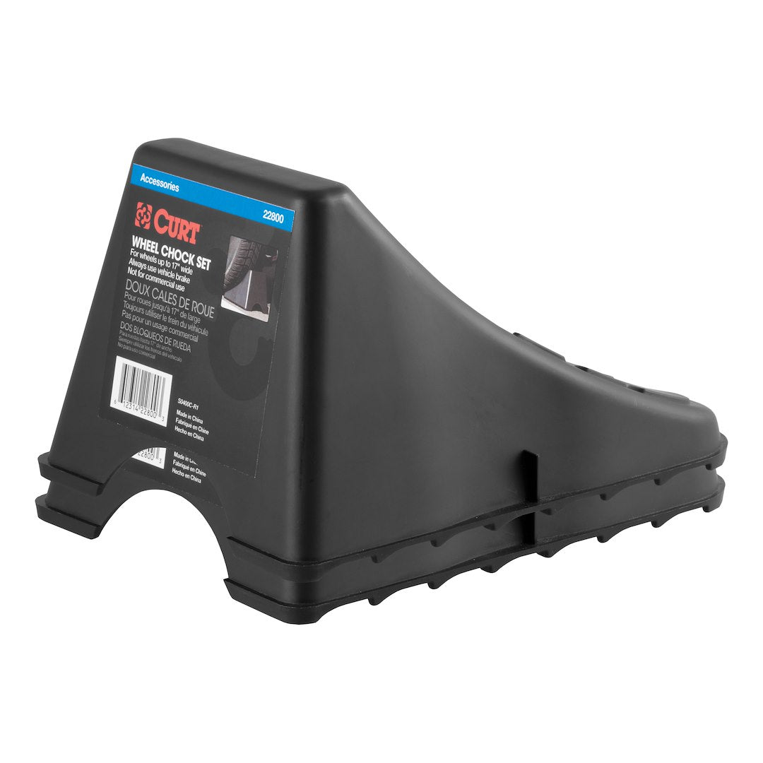 CURT Wheel Chock (22800) – Length: 8-1/4 Inch
