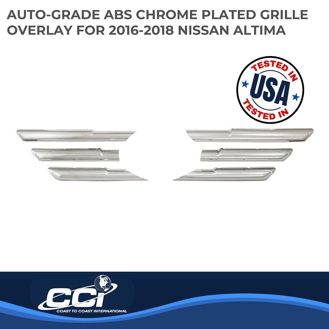 Coast To Coast GI145 Chrome Altima Grille Overlay - image 2