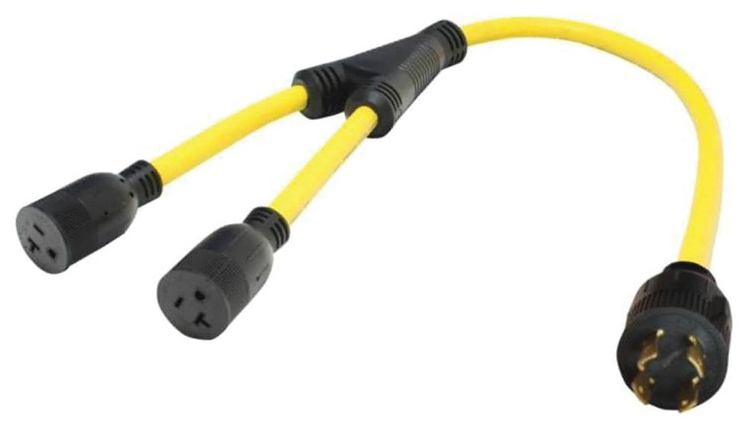 Valterra A10-G30420Y 20A/30A Generator Power Adapter - 5-20R/L14-30P