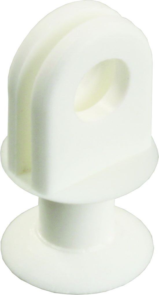 JR Products Window Curtain Glider (81865) – Color: White