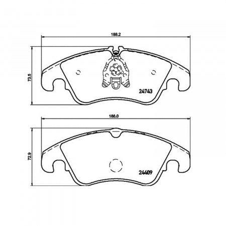 Hella Pagid 355013751 Low-Metallic Disc Brake Pad Set