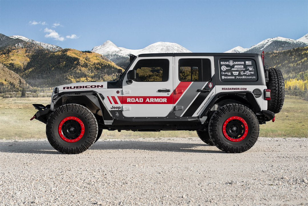 Road Armor 5182F3B Satin Black Stealth Front Bumper