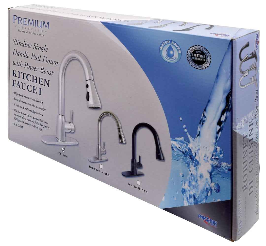 Phoenix Products PF231366 Kitchen Faucet - Silver