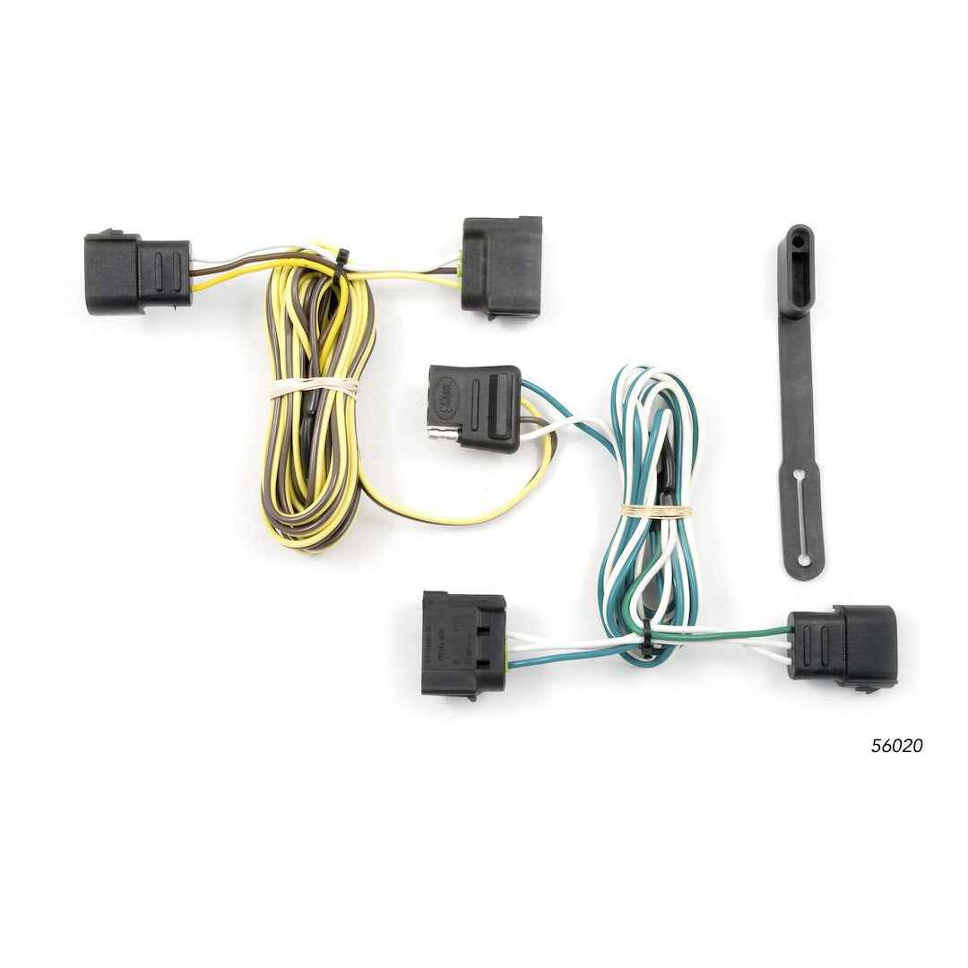 CURT 56020 Custom 4-Way Flat Wiring - Ford E-150/Ford E-250