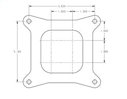 Holley 0-1850S 4160 Manual 600 CFM Four-Barrel Carburetor