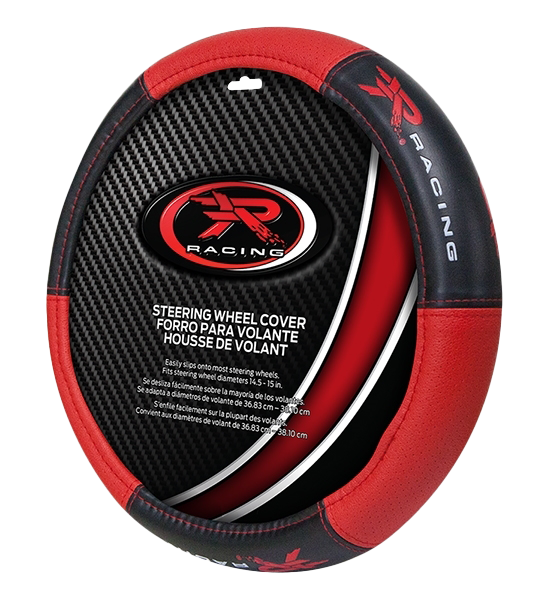 Plasticolor 006768R04 R Racing Sport Steering Wheel Cover