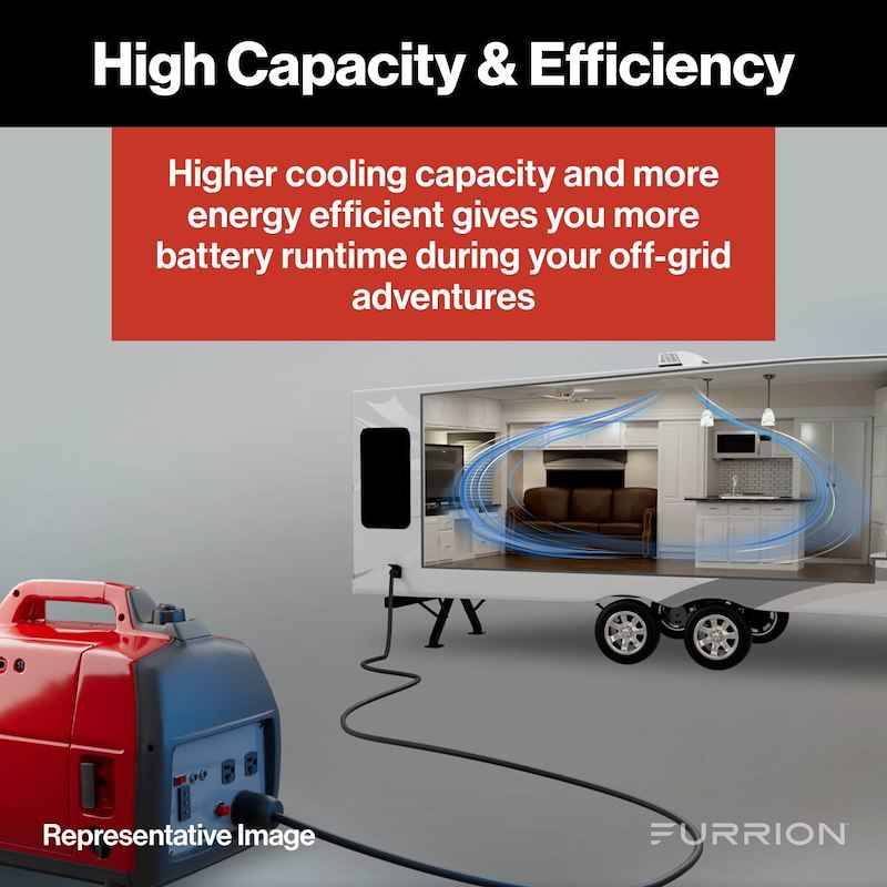 Furrion Chill Cube Rooftop RV A/C 18000 BTU Ducted FACR18VSDA-PS-AM